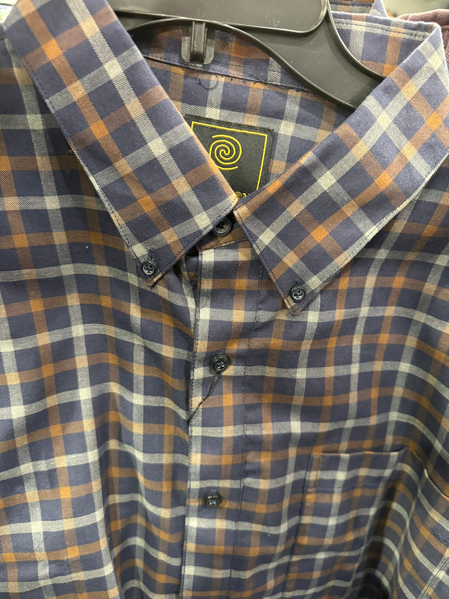 L/S Twill Melange Check BD