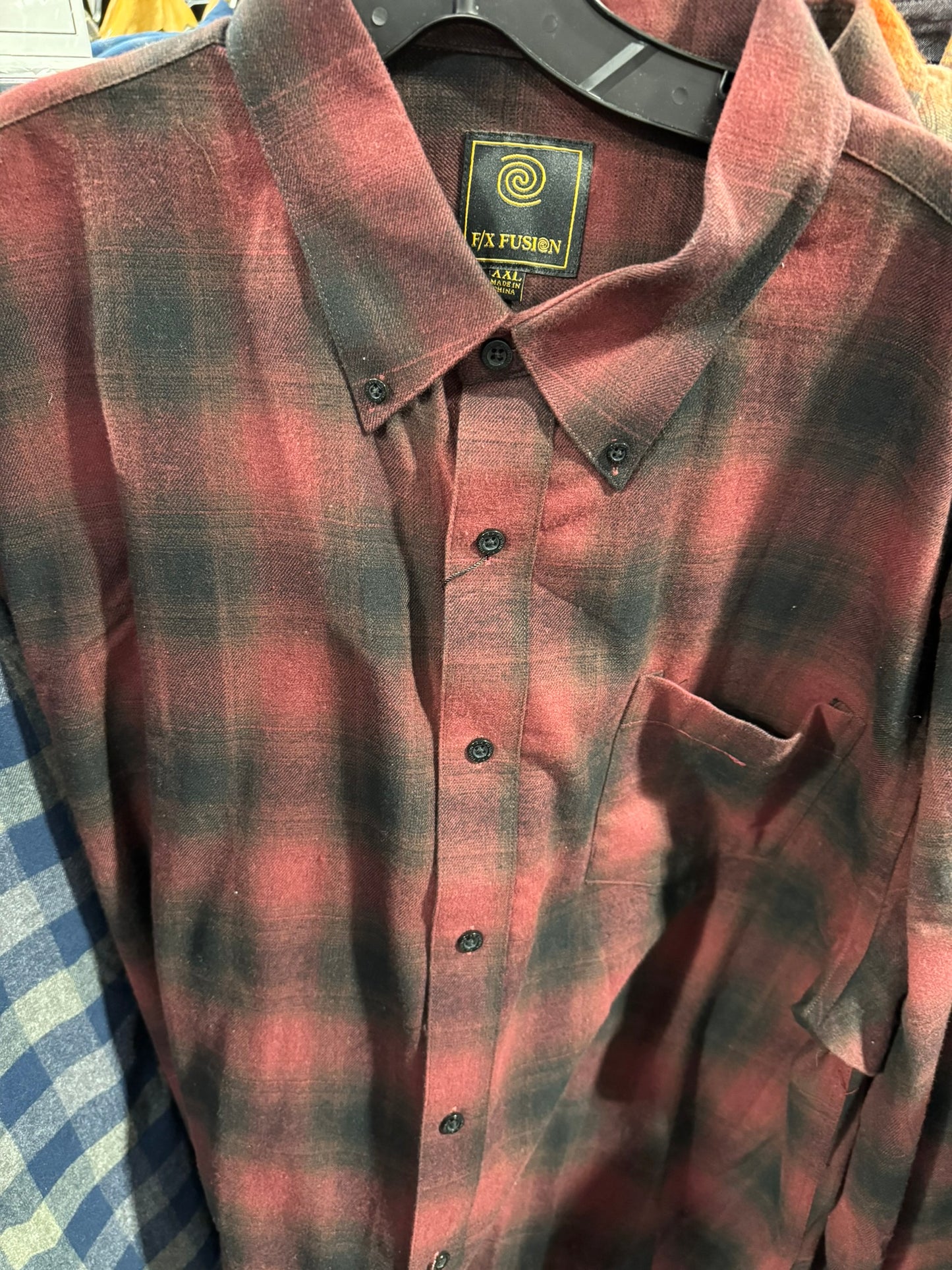 L/S Ombre Plaid BD