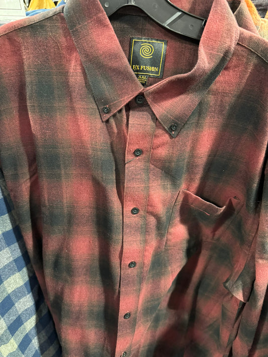 L/S Ombre Plaid BD
