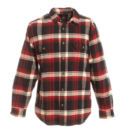 Woolly Men's 7 oz. Flannel Navy/Stripe/Blk