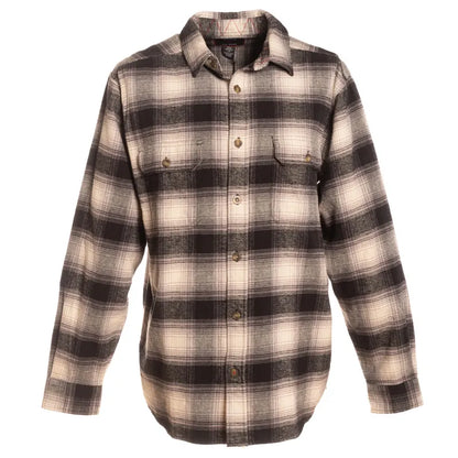 Woolly Men's 7 oz. Flannel Navy/Stripe/Blk